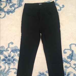 High waisted skinny jeans